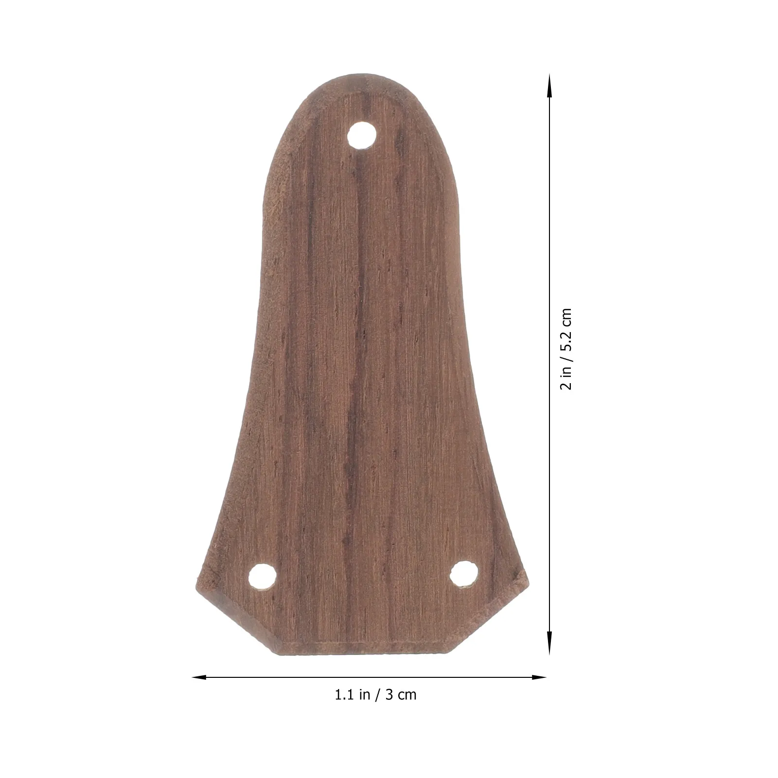 2Pcs Wood Guitar Truss Rod Covers Replacement Electric Guitar Neck Plates For 3-Hole Parts Repair Fittings
