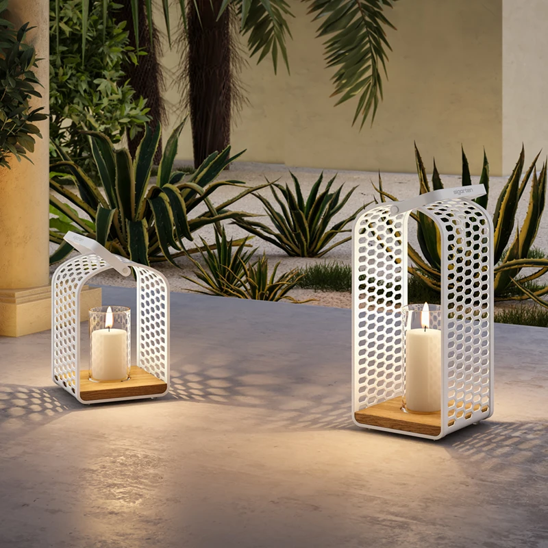 2026 West Garten Outdoor Modern Garden Terrace Candle Lantern