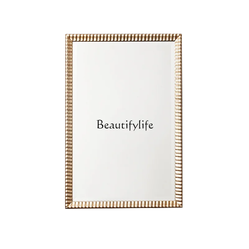 

European wall-mounted makeup mirror, dresser mirror wall-mounted art decoration