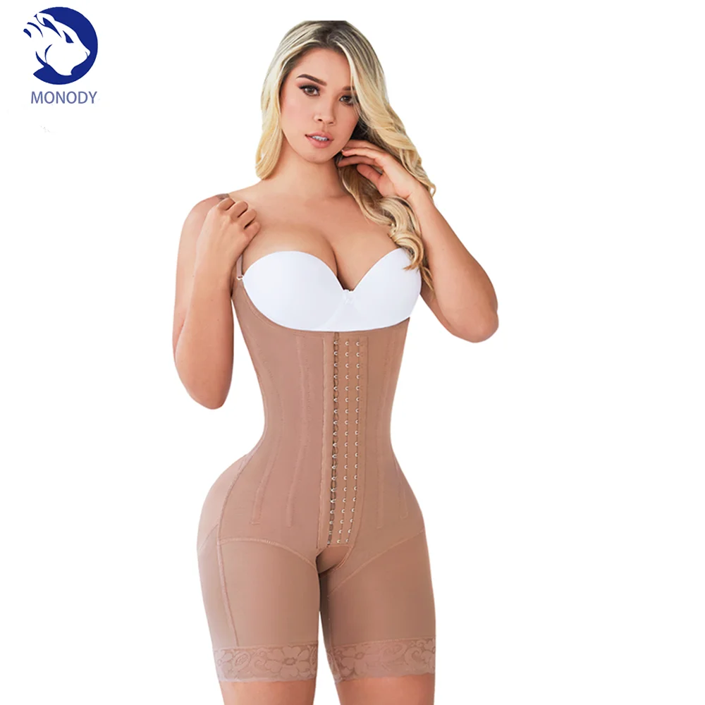 

Fajas Colombianas High Compression Flatten Abdomen Butt Lifter Body Shaper with Bones Tummy Control Shapewear Waist Trainer XXS