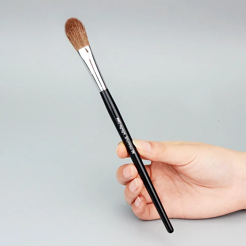 High End NO.98 Pro Highlighting Makeup Brush Goat Hair Black Long Handle Big Eyeshadow Blender Makeup Brush