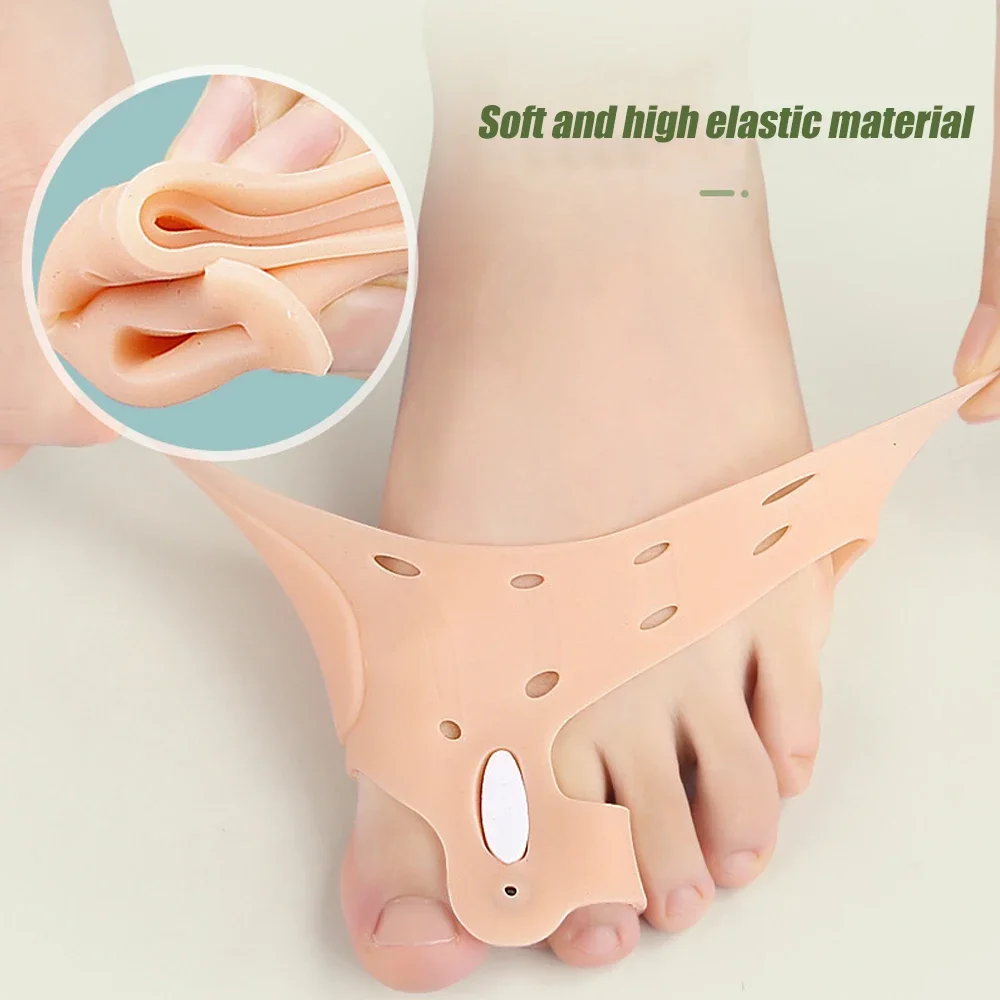 1Pair Toe Separators To Correct Bunions, Toe Spacers, Bunion Relief Protector Guards for The Thumb and Little Toe, Calluses