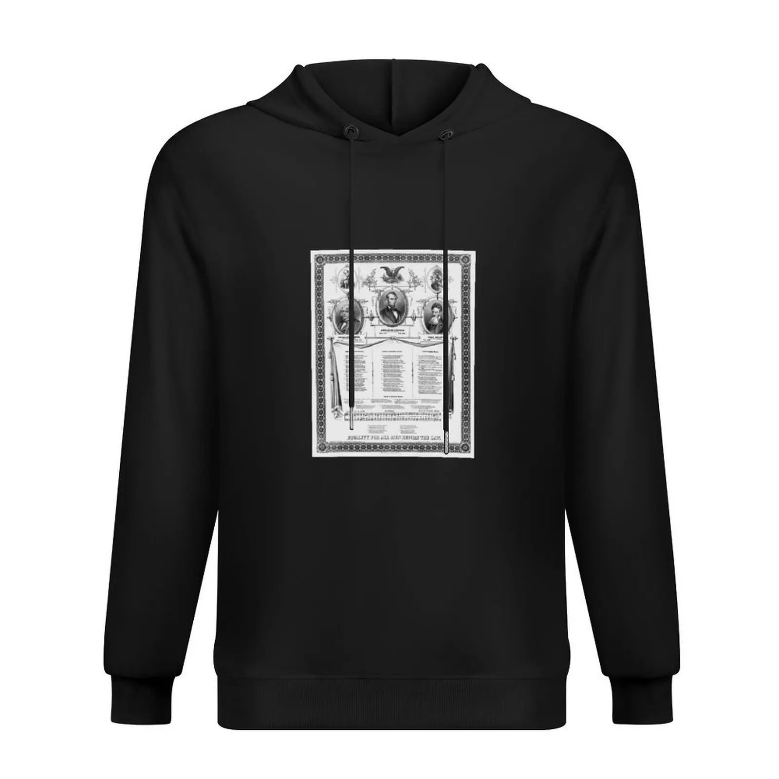 

Abraham Lincoln - Charles Sumner - John Brown - Equality For All Men Before The Law Hoodie