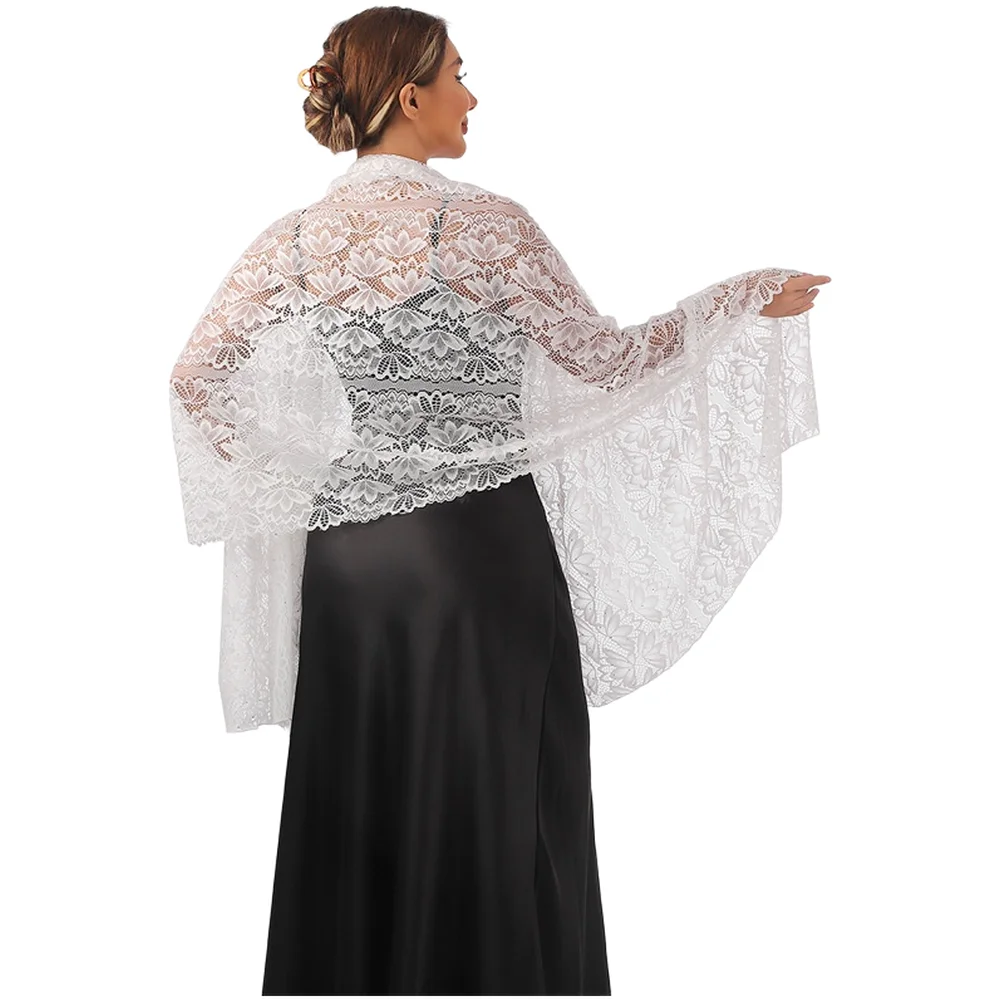 Lightweight Lace Shawl with Rh - Women Formal Wear Types review and price