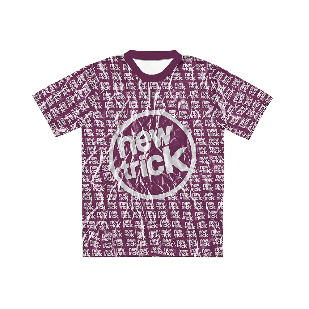 New Trick All Over Print T-shirt Men Women Breathable Mesh Jersey Short Sleeve Tee Crew Neck Couple Matching Sports Tshirt Male