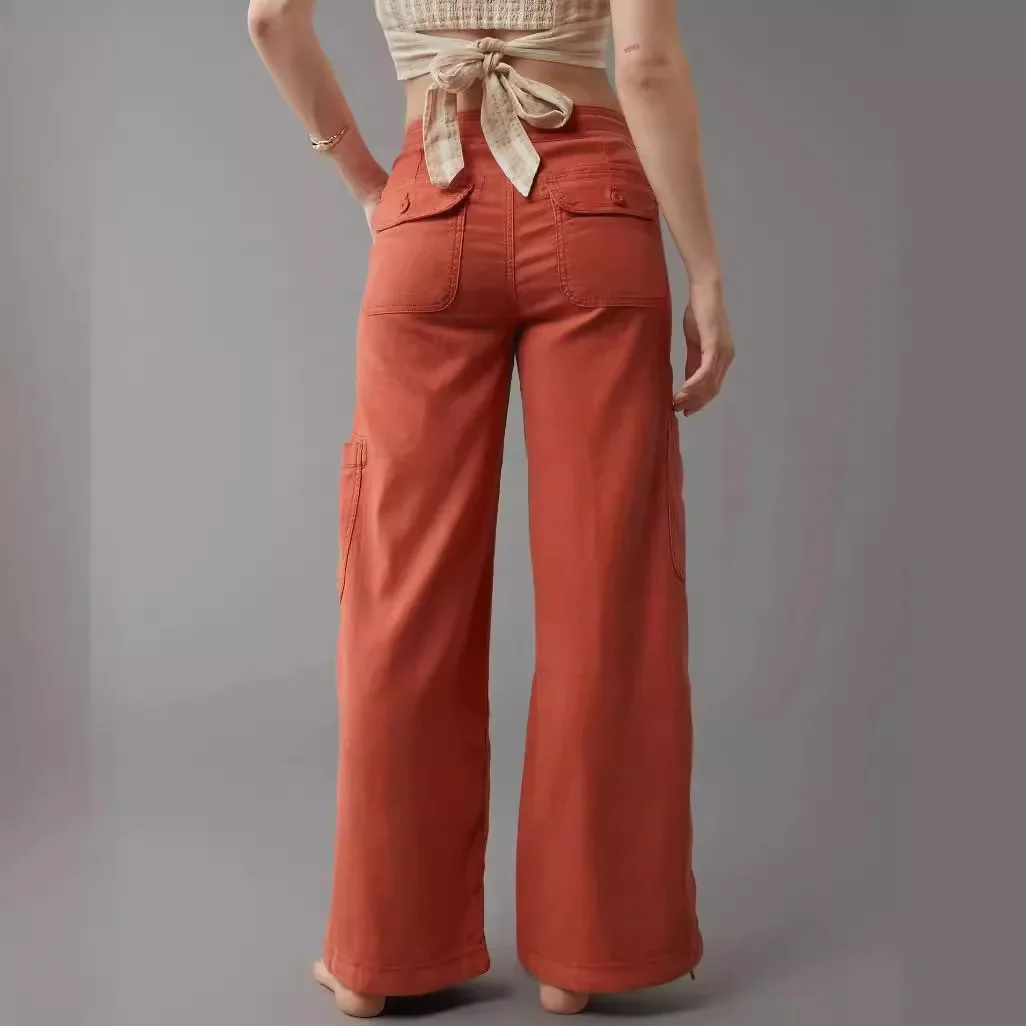 

Новые летние уличные хипстерские прямые брюки