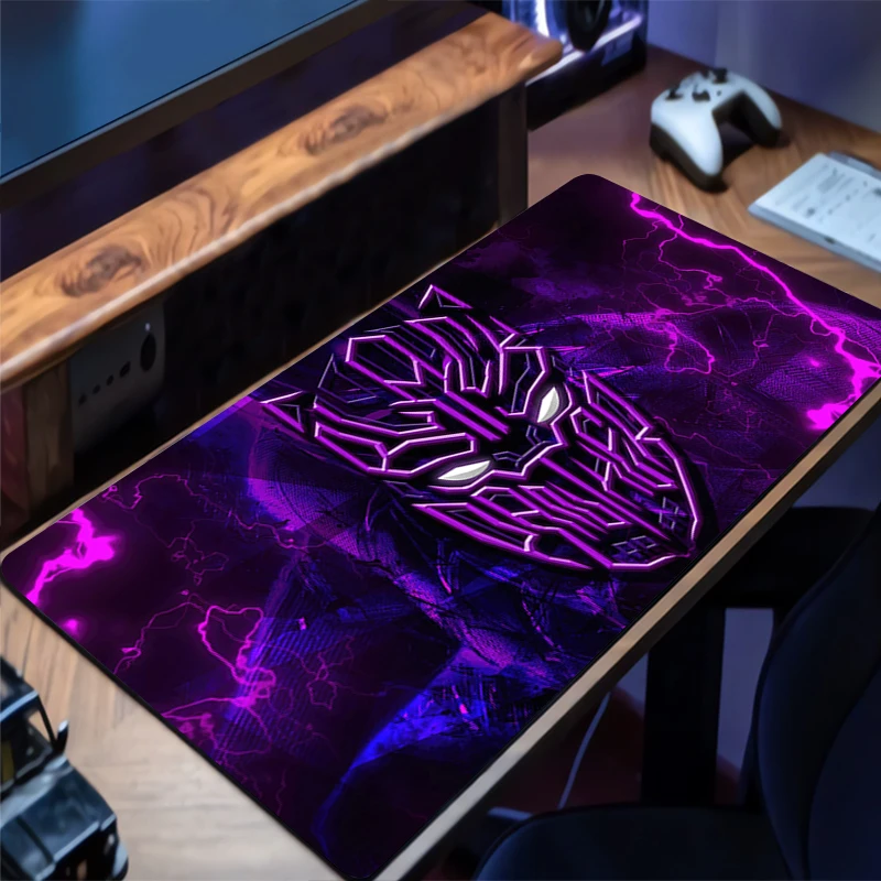 

Mouse Pad Desk Mat M-marvel Black P-panther Anime Playmat Gaming Mousepad Speed Computer And Office Gamer Cabinet Keyboard Pad
