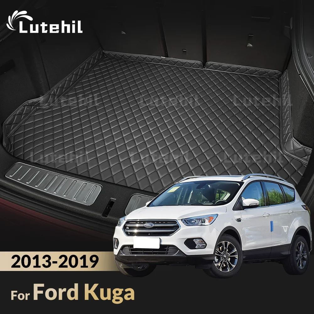 

For Ford Kuga 2013 2014 2015 2016 2017 2018 2019 Lutehil Car Trunk Mat Custom Car Accessories Auto Interior Decoration