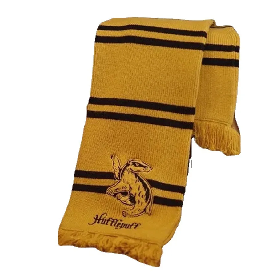 Children\'s Adult Gryffindor Scarf Ravenclaw Hermione Long Scarf Slytherin Hufflepuff Women\'s Men\'s Warm Scarf Holiday Gift