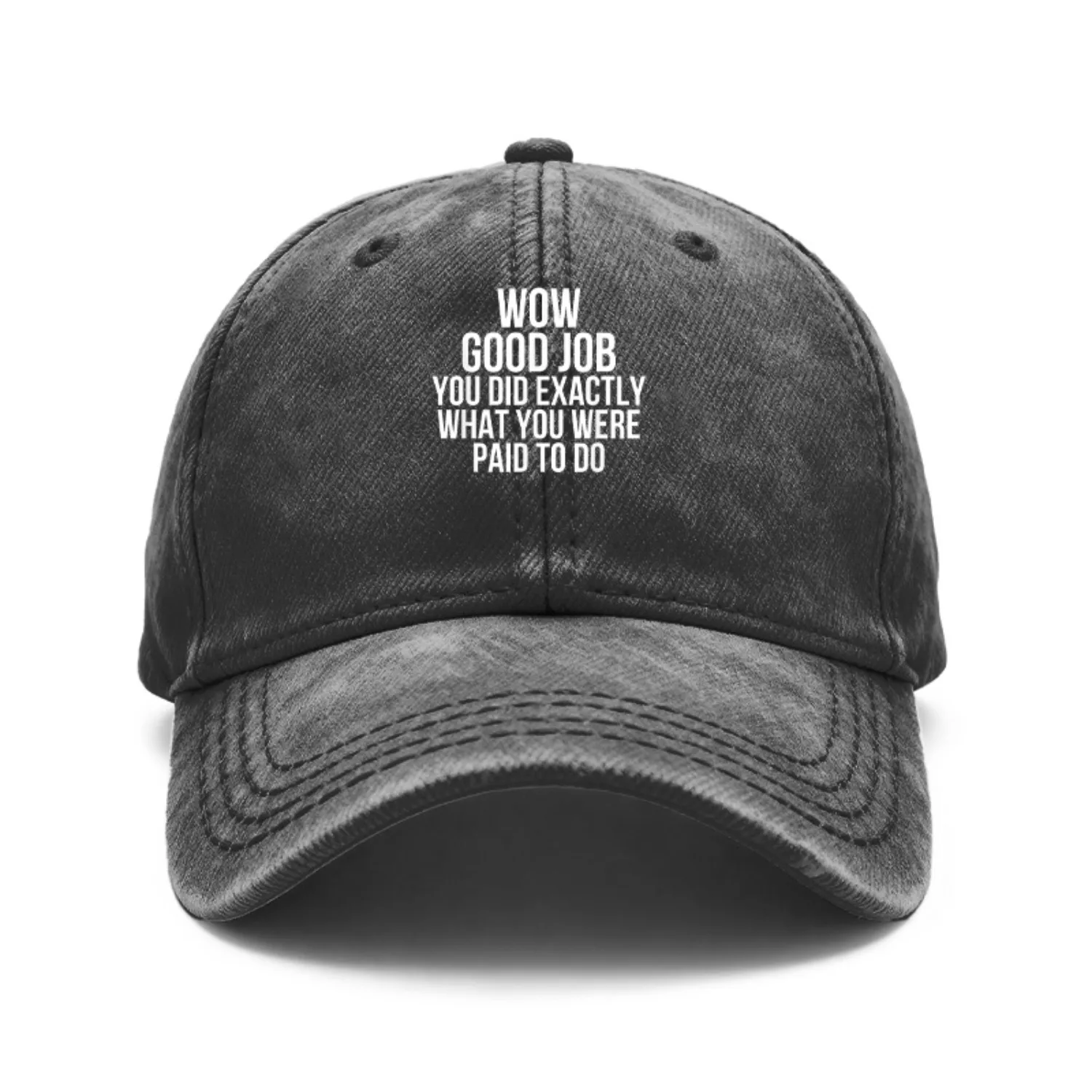 1 Piece of Unisex Vintage Distressed Baseball Cap with the Text 