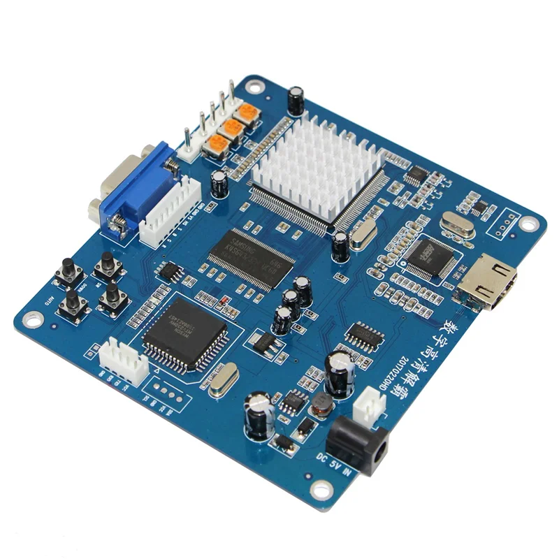 Planche de conversion de jeu SG-VC9900 VGA/RBGS de HD Jieba Solution faible à solution élevée