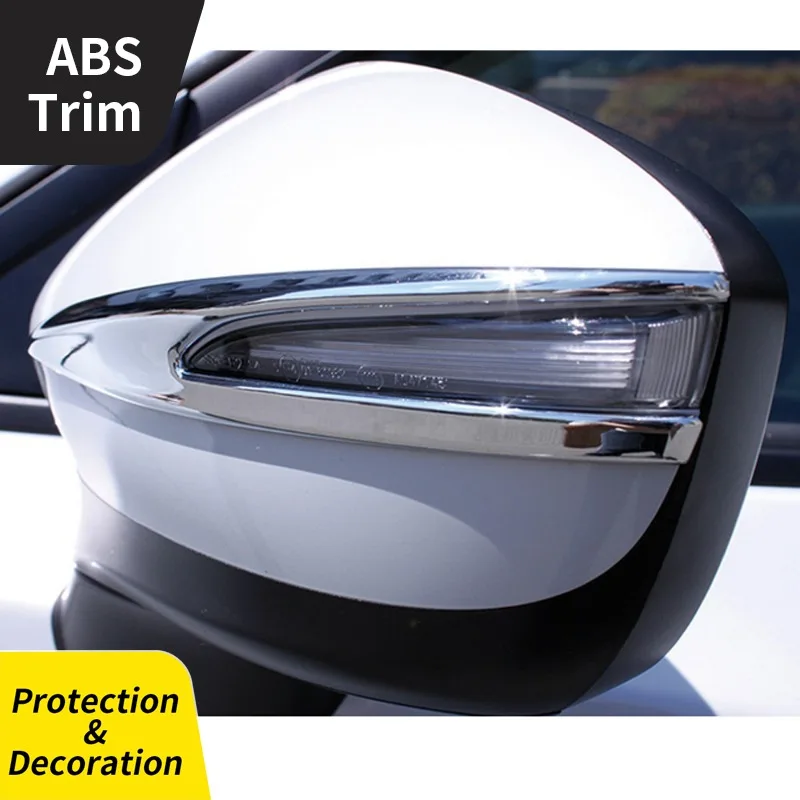 

4 Pcs ABS Car Styling Applicable To Mazda CX-3 Bright Strips on The Rearview Mirror Cover Trim