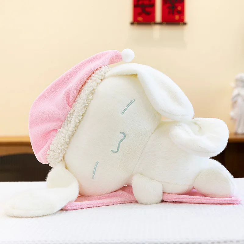 Muñeco de peluche de anime Cinnamoroll, lindos muñecos y accesorios decorados, felpa corta de 35cm ins, adornos suaves para sofá, muñecas, juguetes de peluche, regalo