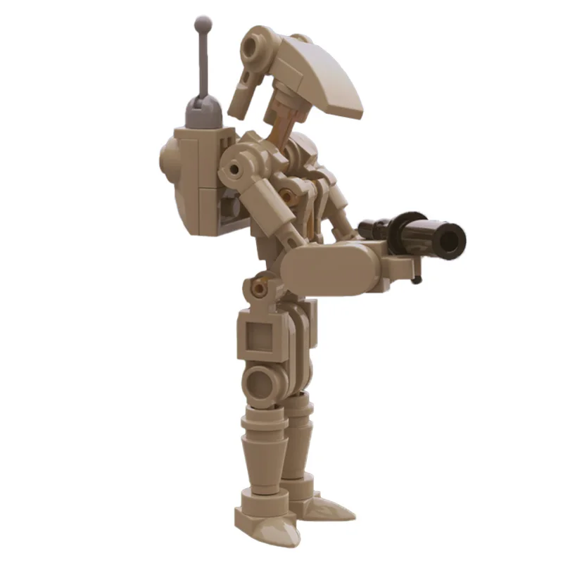 48PCS MOC Star Battle Super Battle Droid Model Building Block Bricks DIY Creative Assembly Educational Toy For Kids Special Gift