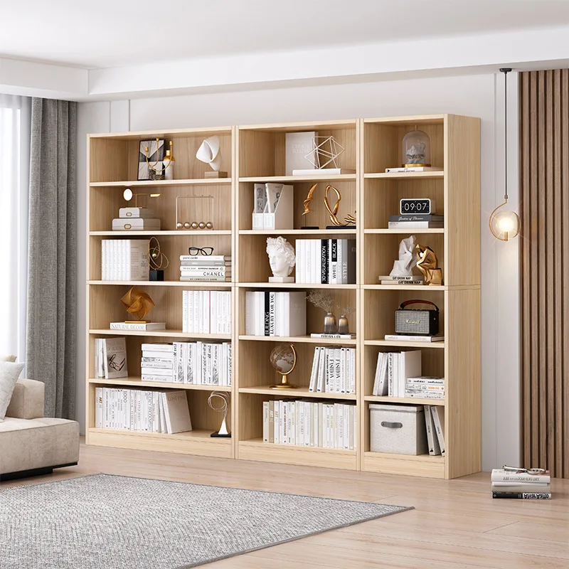 

Bookcase on the ground, simple household, student living room, study, economical storage cabinet, storage,