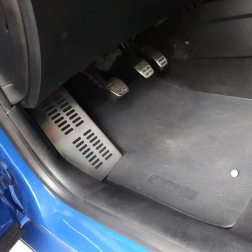 Pedais de carro lhd para volkswagen polo vw golf 4 bora beetle rsi gti r32 para audi a3 seat leon 1m toledo 1l almofada pedal de descanso para pés