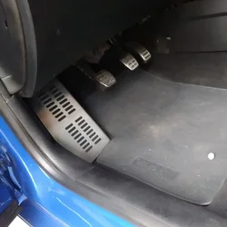 Pedales de coche LHD para Volkswagen Polo Vw Golf 4 Bora Beetle RSi GTI R32 para Audi A3 SEAT Leon 1M Toledo 1L Pedal de reposapiés