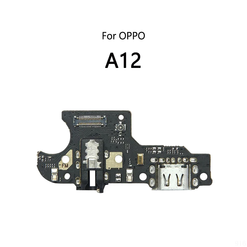 Puerto de base de carga USB, conector Jack, Cable flexible para OPPO A9 Pro, A9X, A11, A11X, A11S, A12, A15, A15S, A16S, módulo de placa de carga