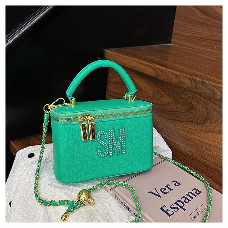 

2025 New Square Box Bag - Korean Fashion Trendy Shoulder & Crossbody Bag for Women | Unique Structured Purse