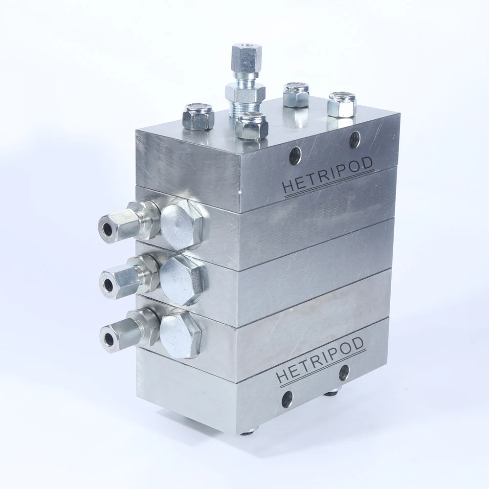 Centralized lubrication distribution valve grease oil distribution valve progressive disc hydraulic valve M3000