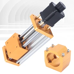 Metal CNC Z Axis Stroke 85mm w/Stepping Motor For 52mm Spindle xr