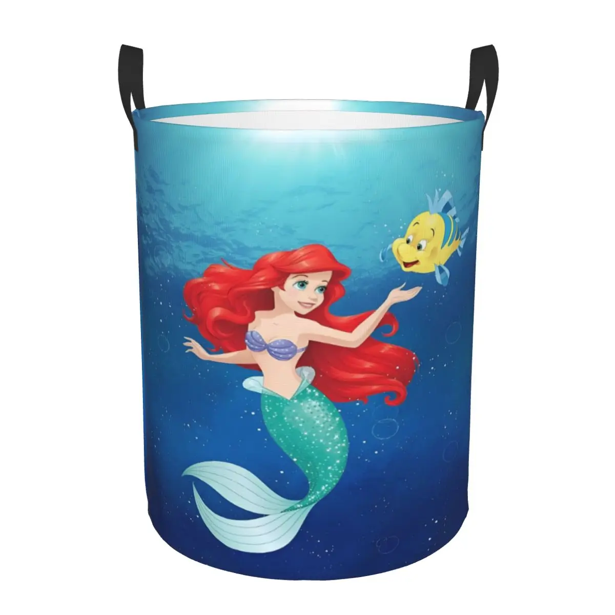 

Custom The Little Mermaid Laundry Hamper Large Storage Basket Little Mermaid Kids Nursery Toy Organizer