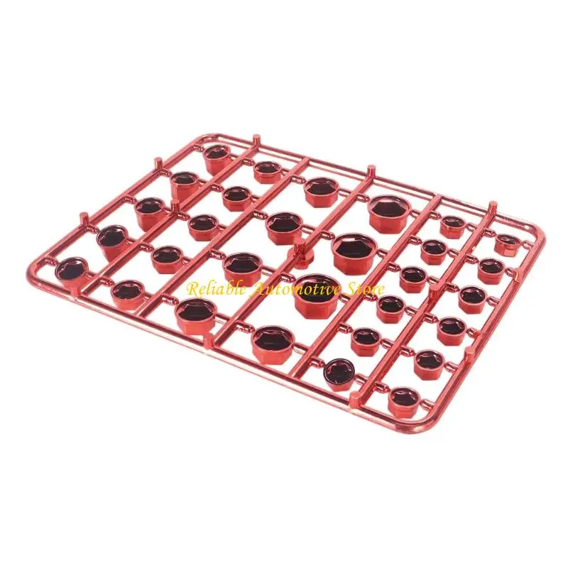 M68B Motorcycle Engine Bolt Cover ABS Multiple Color Option