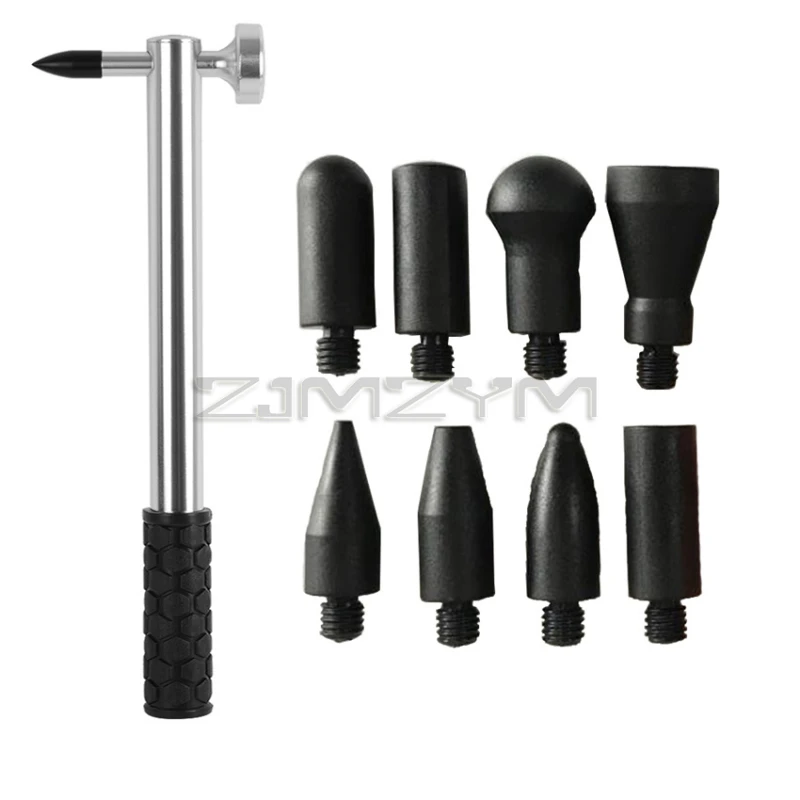 Hook Tools Sets Push Rod Car Crowbar Paintless Dent Repair Tools Dent Puller Lifter Kits Ding Hail Puller Set with Tools Bag