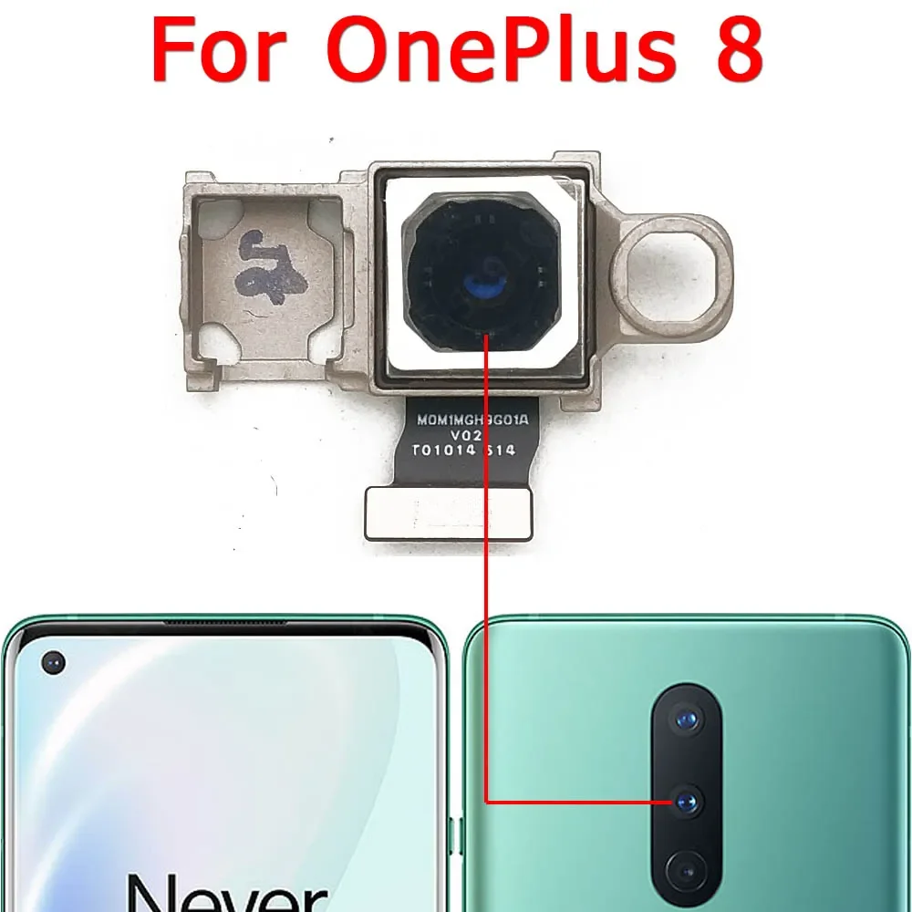 Selfie Rear Big Front Back View Camera Module For Oneplus 8 Pro 1+ 8T 5G One Plus Repair Replacement Spare Parts