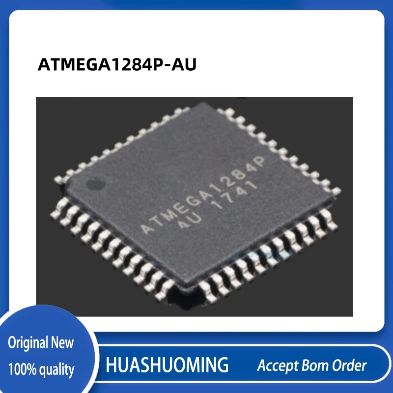 NEW 5PCS/Lot   ATMEGA1284P-AU ATMEGA1284P  ATMEGA1284 1284P AU TQFP44