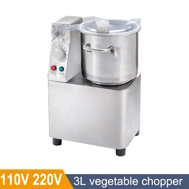 Máquina de corte automática tigela carne, cortador de legumes, alta velocidade, alho, gengibre, cenoura, helicóptero repolho, 750w, 3l, 14000rpm