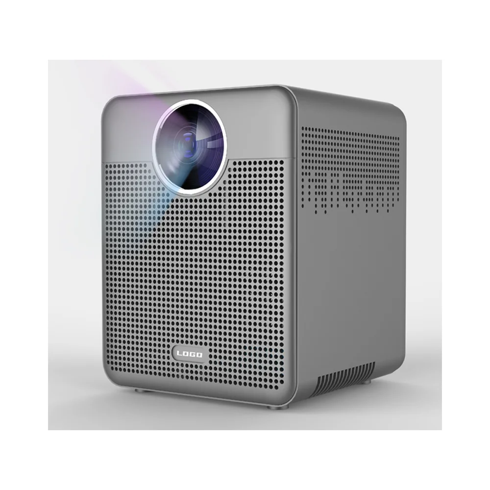 Portable 1080HD Mini Android Projector With Android 9.0 Dual Wifi 150 Ansi Lumens 2GB 16GB 60-400 Inch Projection Size LCD 1080P