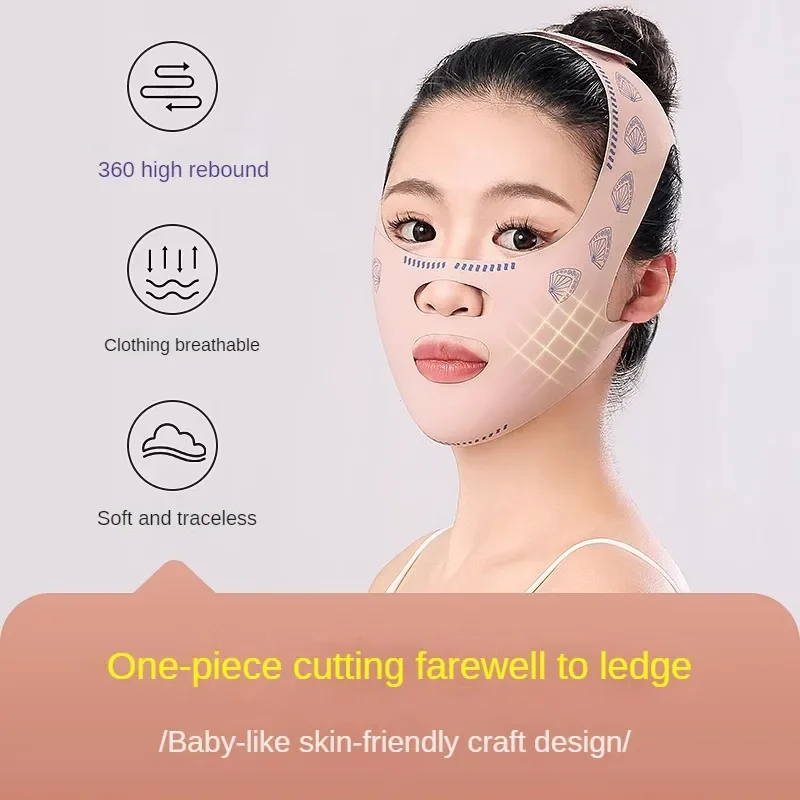 Kin Wang Afslankbandage V Shaper V Line Lifting Masker Gezicht Lifting Anti Rimpel Band Band Slaapmasker Schoonheid Gezondheid