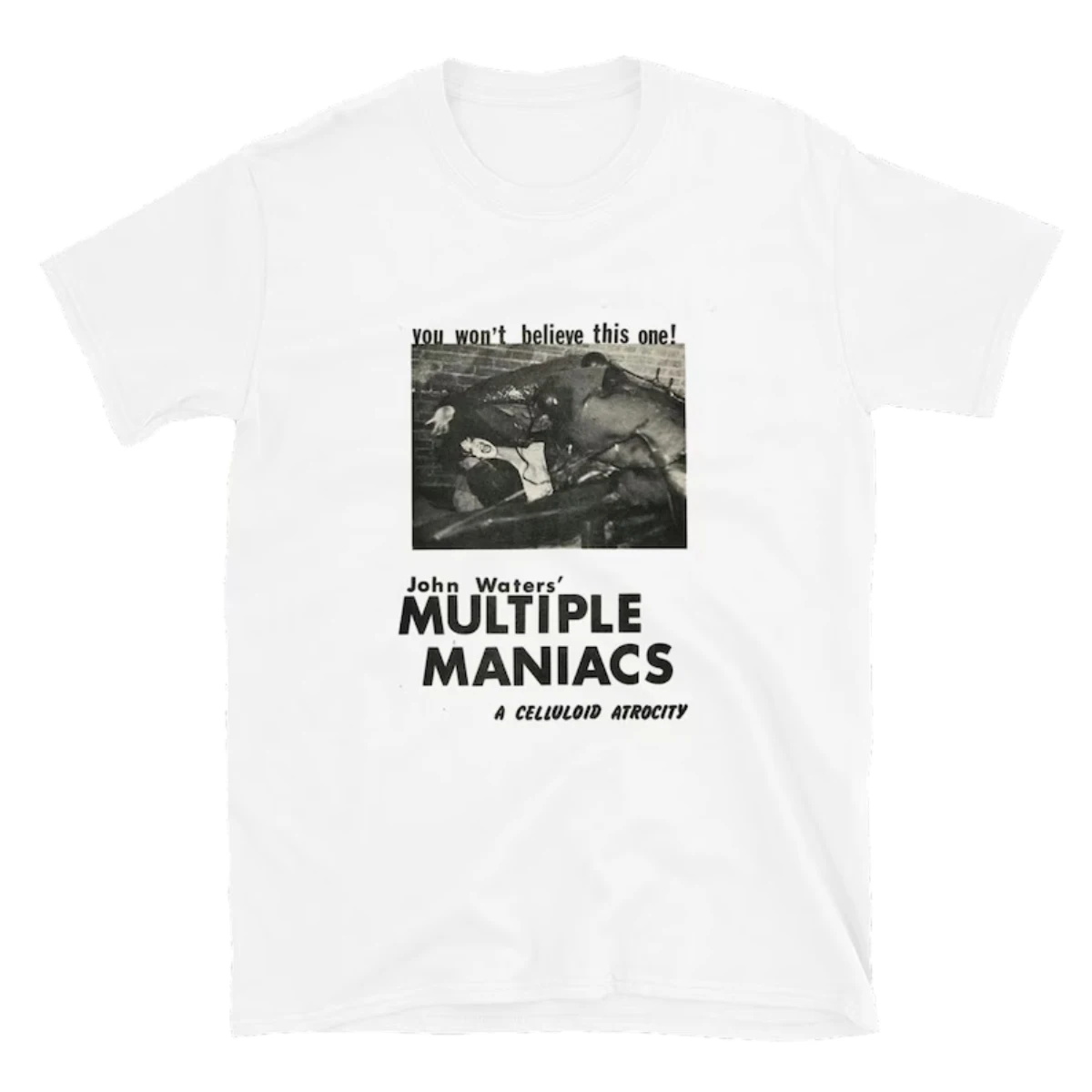 Multiple Maniacs Shirt Casual O-Ausschnitt Kurzarm Herren T-Shirts Regular Fit Herren Damen T-Shirt