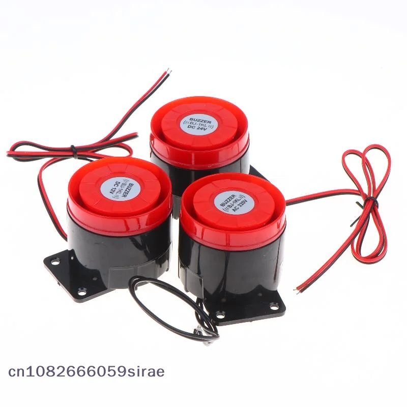（CC44）1 Pc High Decibel Sound And Light Alarm 12V 24V 220V Buzzer Anti-theft Audio Electronic Horn Waterproof Dustproof