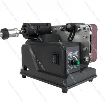 Allsome 미니 벨트 샌딩기, 180W 전기 샌딩기, 533x30mm 샌딩 벨트 10 개 포함, Makita 18V 배터리에 적합