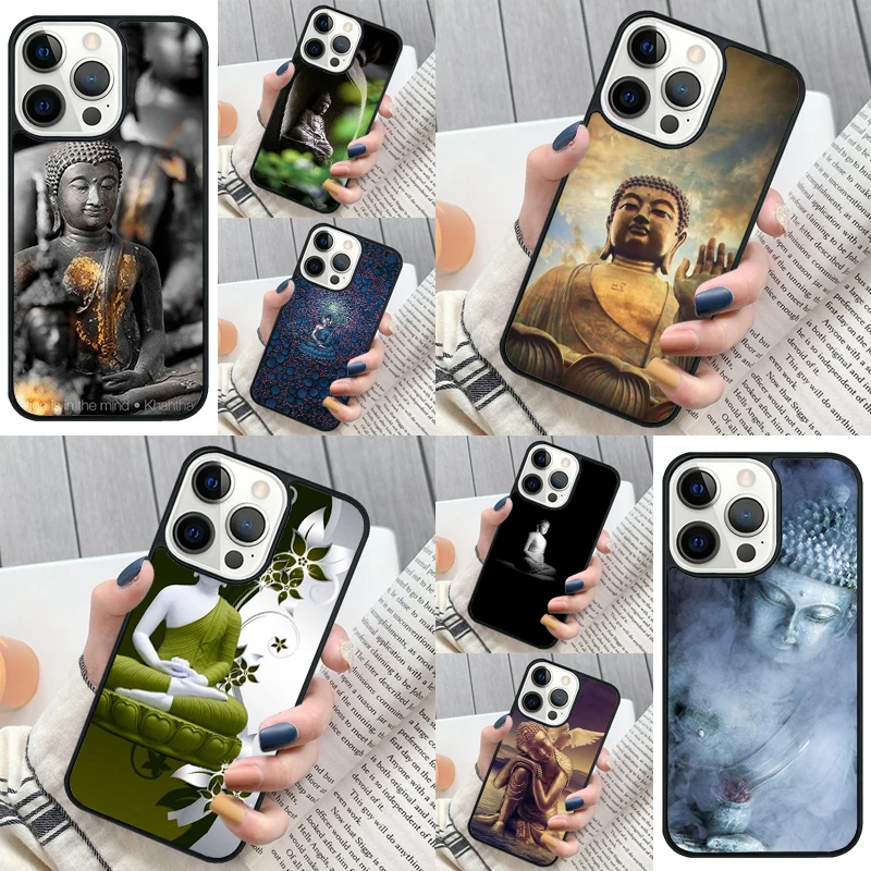 gautama buddha Phone Case Cover for iPhone 16 12 mini 11 13 14 15 Pro Max SE 2020 for Apple 7 8 Plus Coque