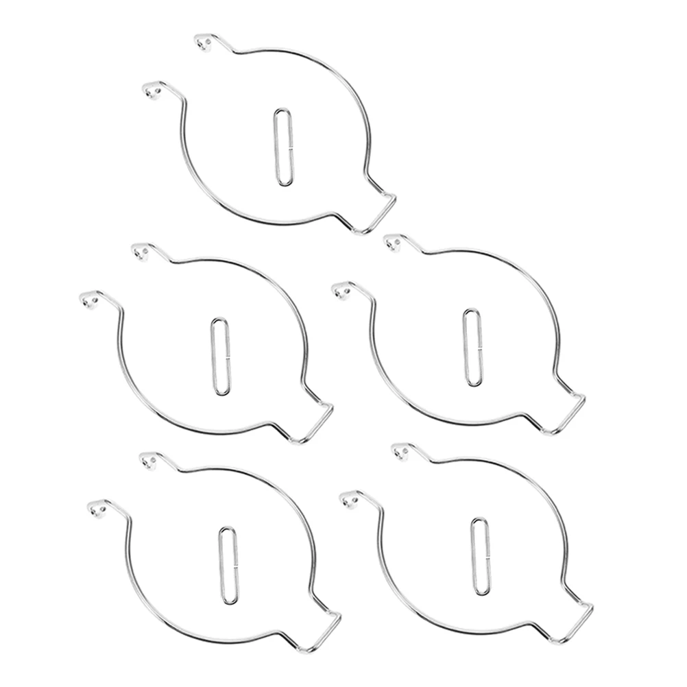 

5pcs Sealing Can Buckle Canning Jar Clamps Spring Fastenings Stainless Steel Glass Metal Lock Reinforced Wire Safety Design