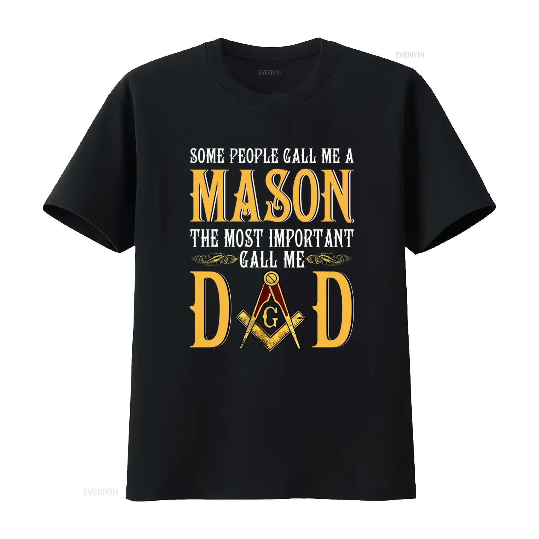 Masonic T Shirt Some People Call Me A Mason The Most Important Dad Father's Day  vintage Washed Stylish Stretched graphic