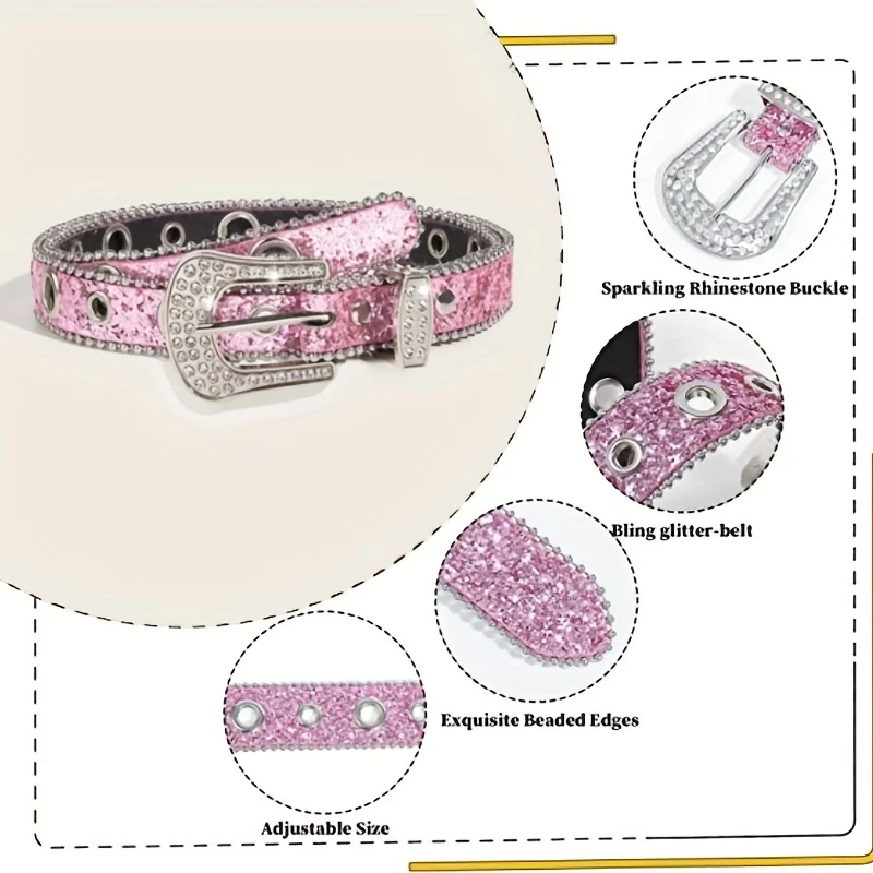 High-end Children\'s Fashion Rhinestone Belt For Boys And Girls , Ideal choice for Gifts