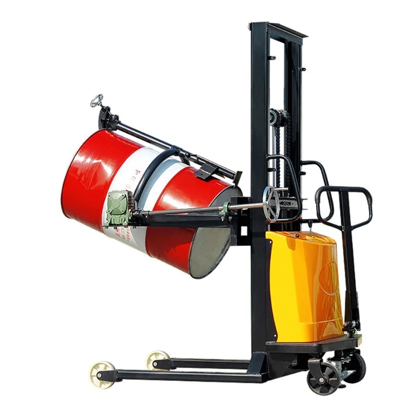 

[Hot Sale] Semi Electric Drum Stacker /Drum Pourer Lifting Stacker /Oil Drum Lifter Pallet Truck Hand Forklifts