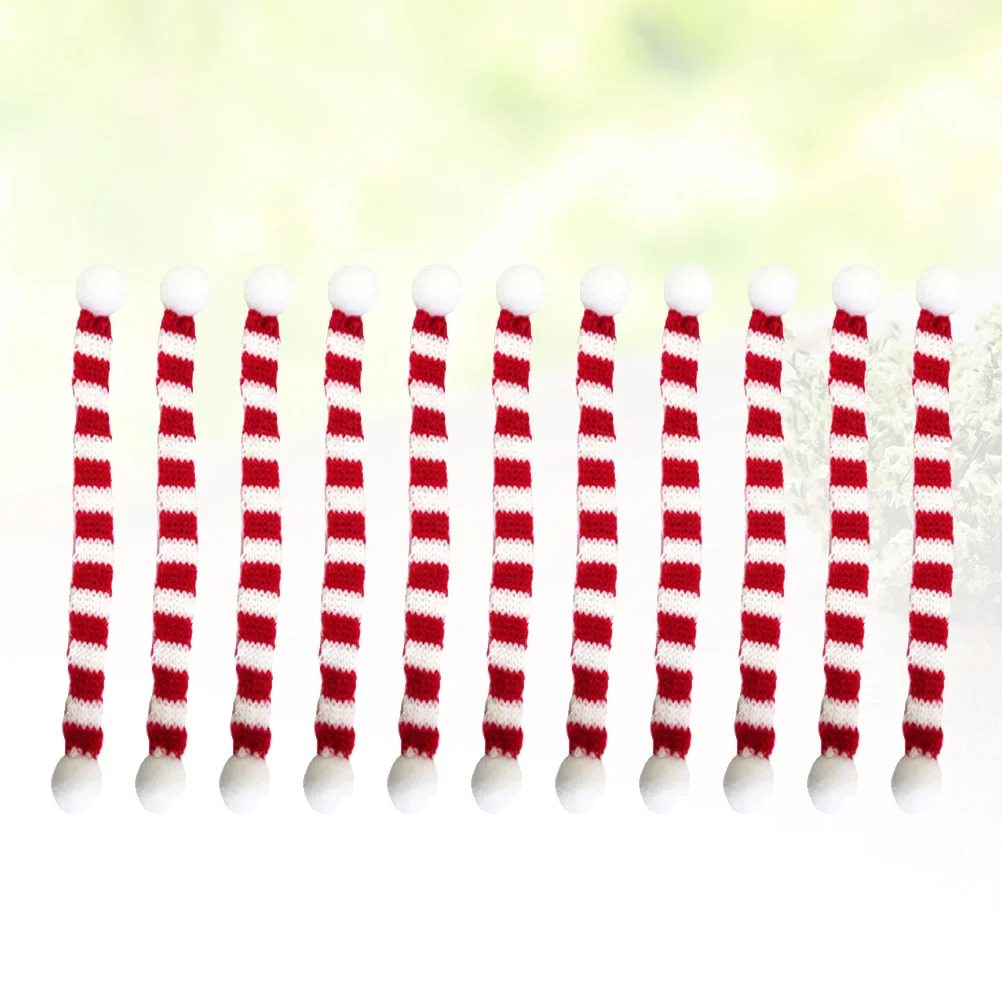 

12 Pcs Gift Christmas Scarf for Bottle Cover Clothing Xmas Party Ornament Vacation