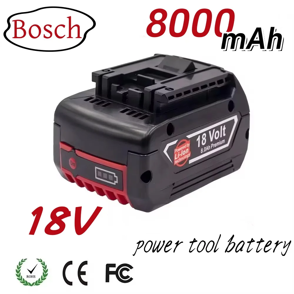 

Bosch 18V lithium-ion battery 8.0Ah compatible with BAT609 610 618619, suitable for Bosch power tool battery backup power supply