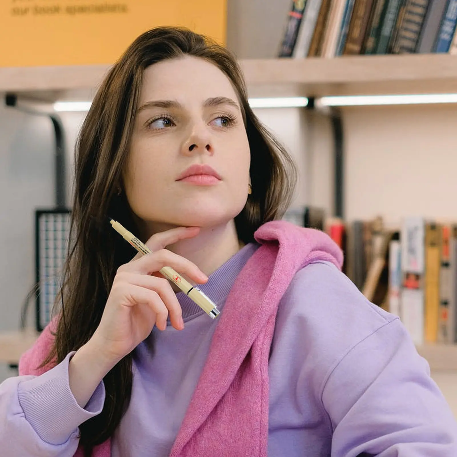 

Набор из 12 тонких ручек-линеров с долговечными водостойкими чернилами для рисования, заметок, скетчинга и аксессуаров для рисования