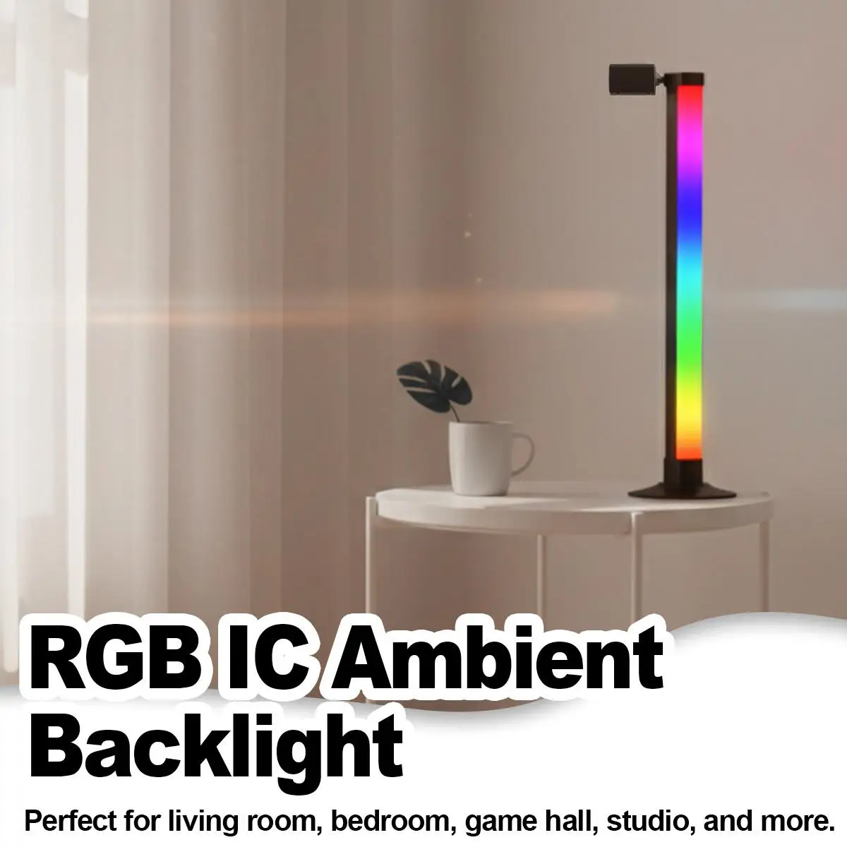 インテリジェントライトバーrgb-led調光可能リモコンダイナミックモードゲームルーム雰囲気ライトテレビpc背景装飾ナイトライト