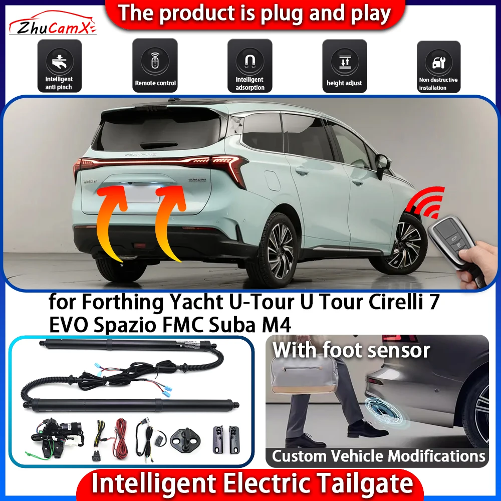 

Smart Powered Tailgate System for Forthing Yacht U-Tour U Tour Cirelli 7 EVO Spazio FMC Suba M4 Automatic Intelligent Trunk Lift