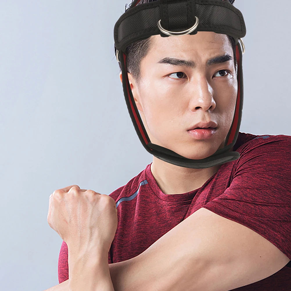 

2 Pcs Head and Neck Trainer Exerciser Strengthener Strap Heads Harness for Training Weight Lifting Shoulder Added Equipment