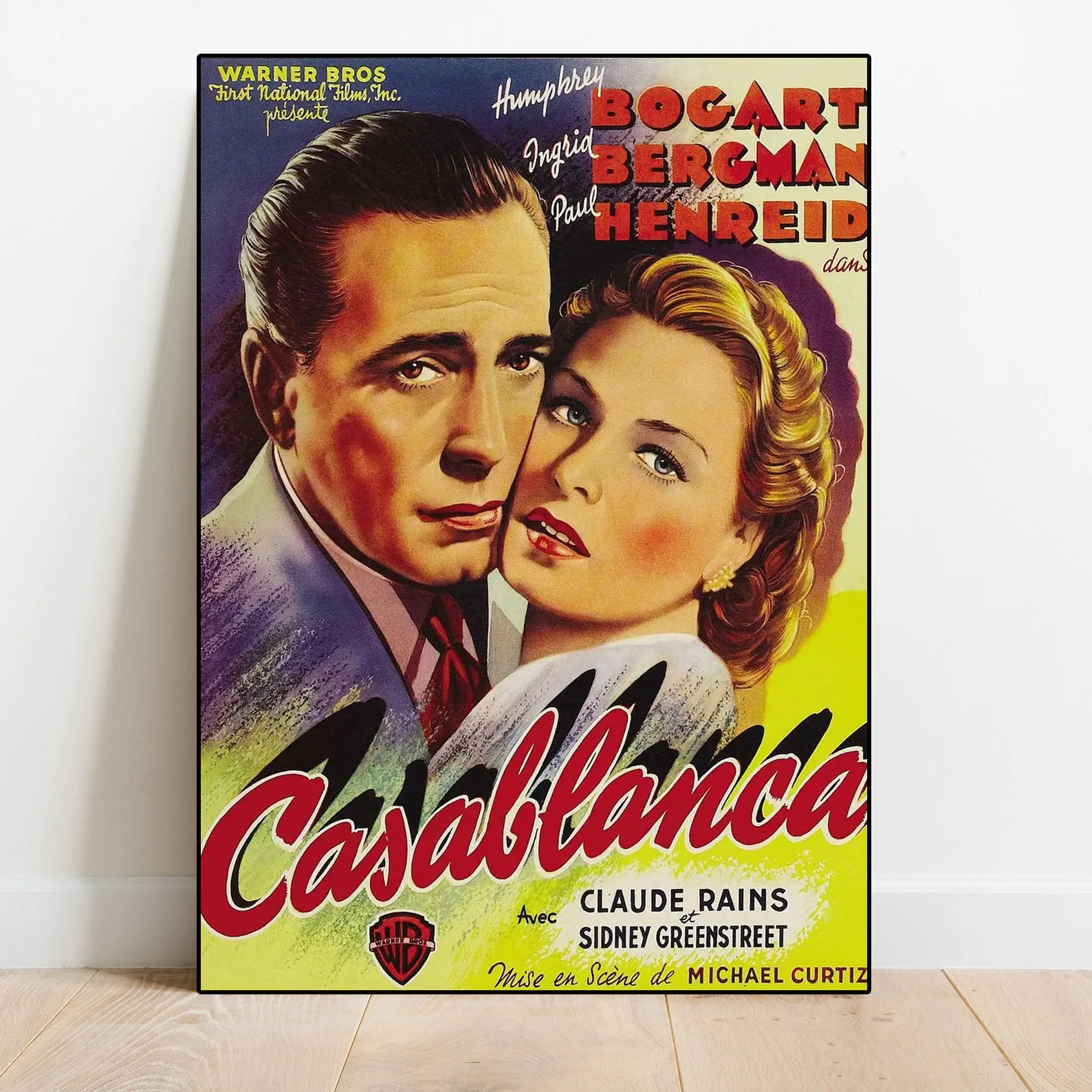 Casablanca Classics Movie Character 80s Vintage Series Art Home Wall Decor Picture For Living Room Canvas Painting Print Posters