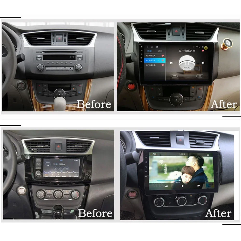 Android 13 car for Nissan Sylphy B17 Sentra 2012 - 2018 Car Radio Multimedia Player GPS Navigation Autoradio Carplay Head Unit