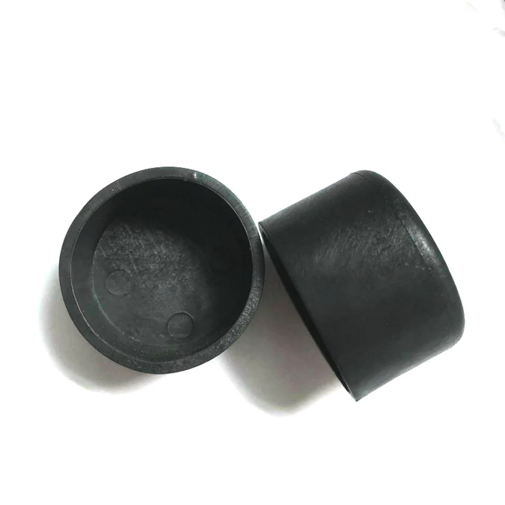 2/10 Piece Black Rubber Chair Foot Table Hold Pipe End Protective Capsules 10 12 15 16,45mm